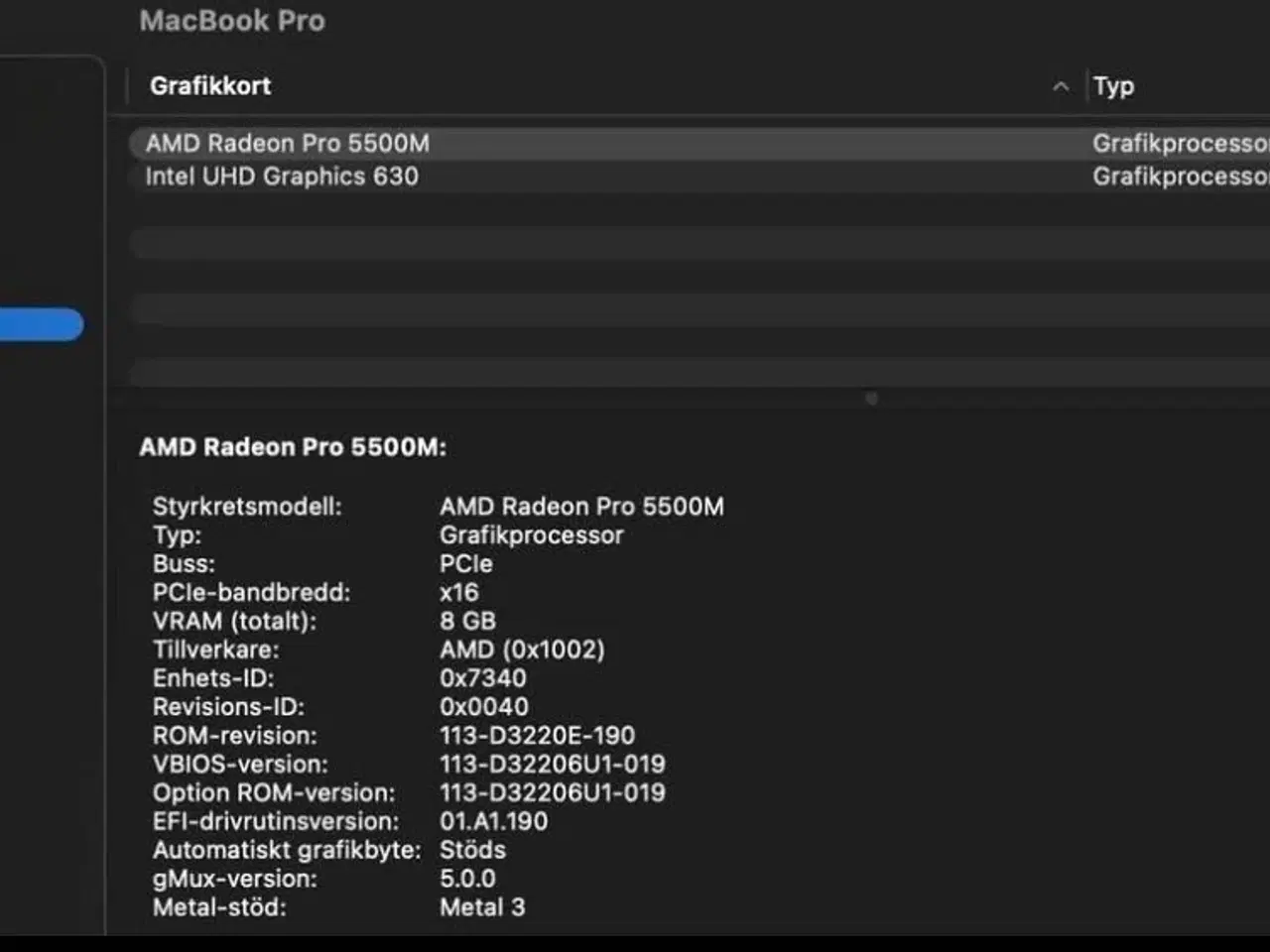 Billede 10 - MacBook Pro 17” (2019) i7 • 16 GB RAM • 512 GB SSD