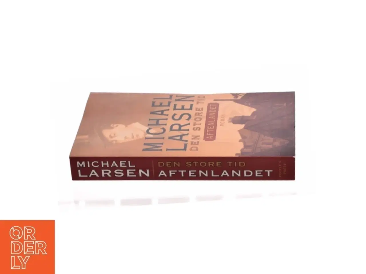 Billede 3 - Den store tid : roman : Aftenlandet af Michael Larsen (Bog)
