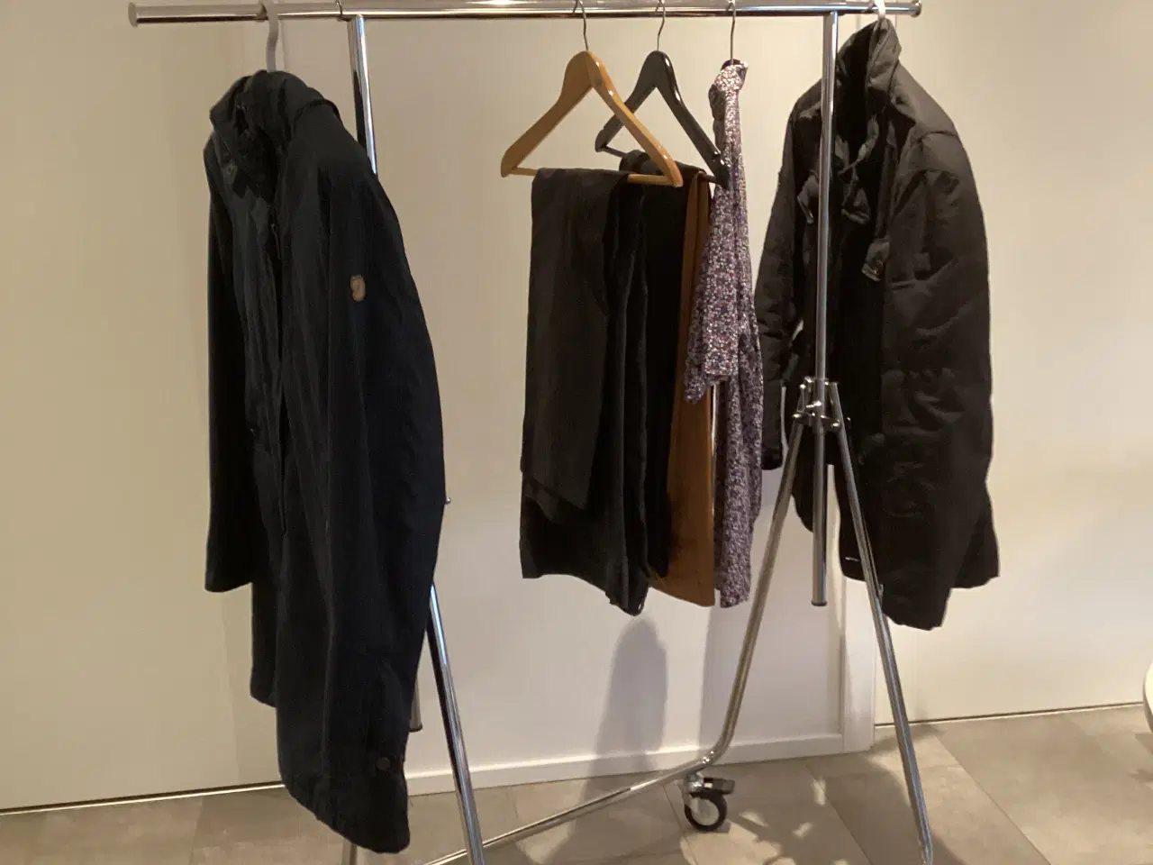 Billede 4 - Tøjstativ sammenklappelig af stål