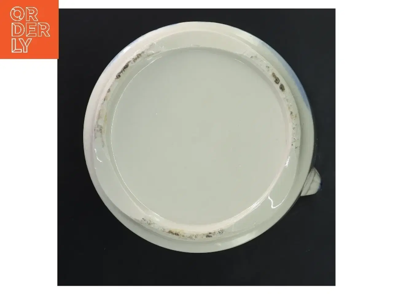 Billede 4 - Orientalsk Fajance krukke med låg (str. 21 cm)