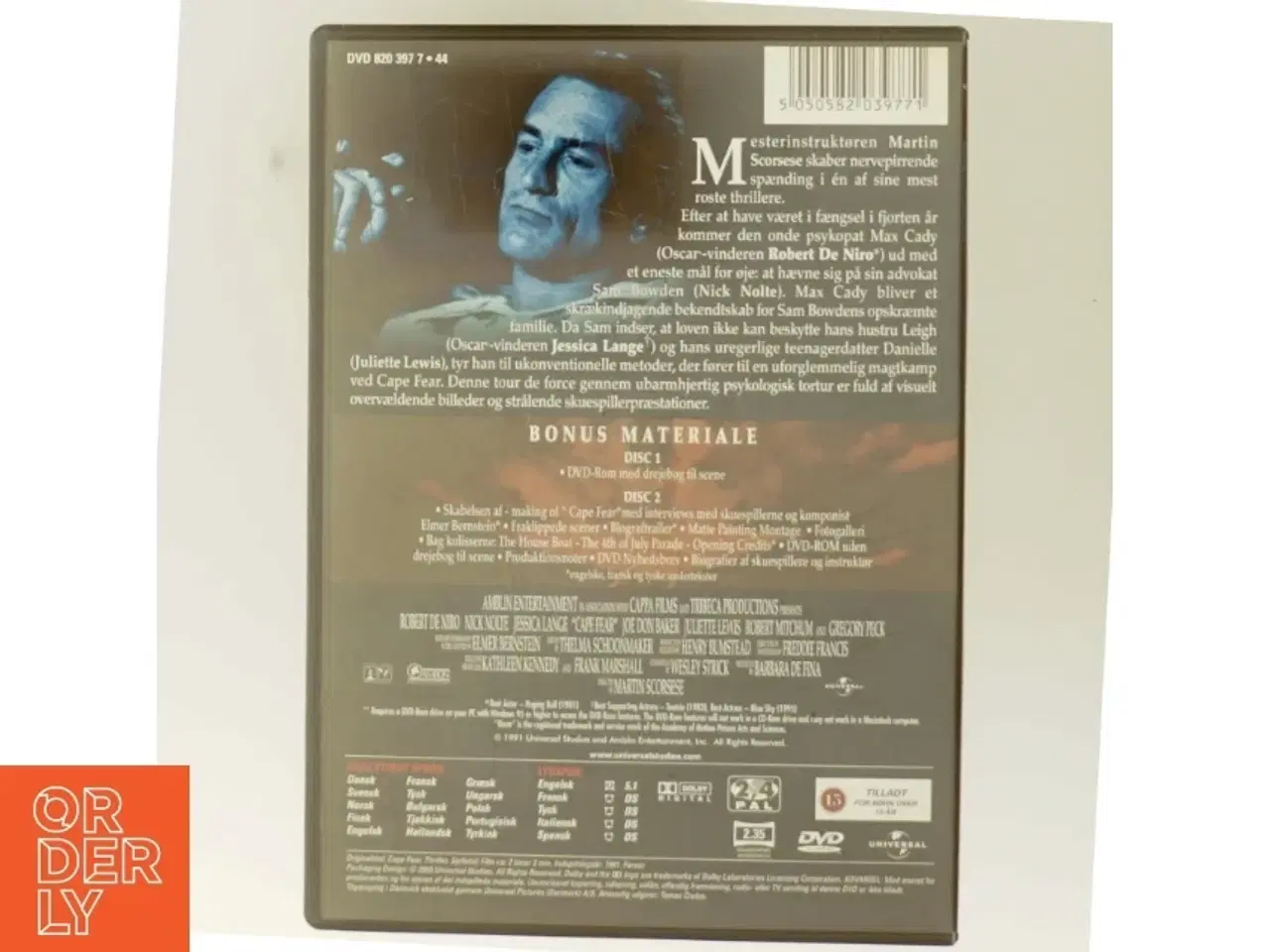 Billede 3 - Cape Fear med Robert De Niro (DVD)