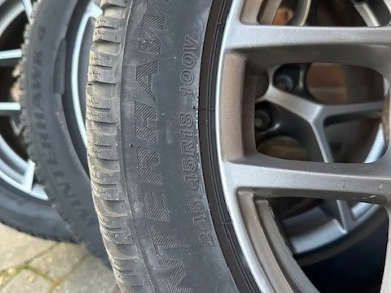 Billede 3 - Vinterdæk på fælge til Audi