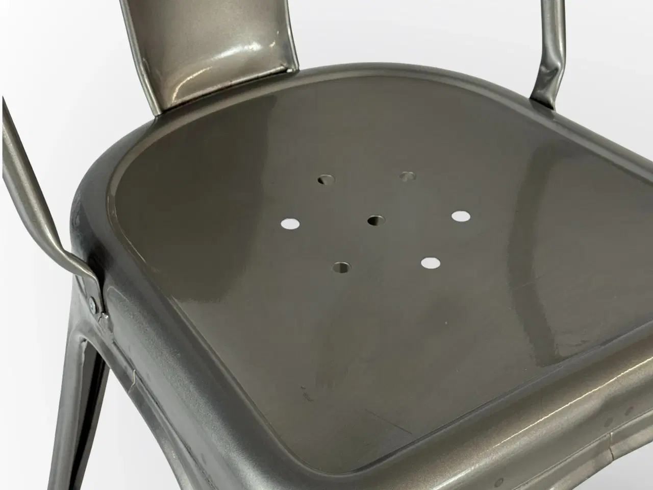 Billede 7 - Tolix A Stol – Grå Metal