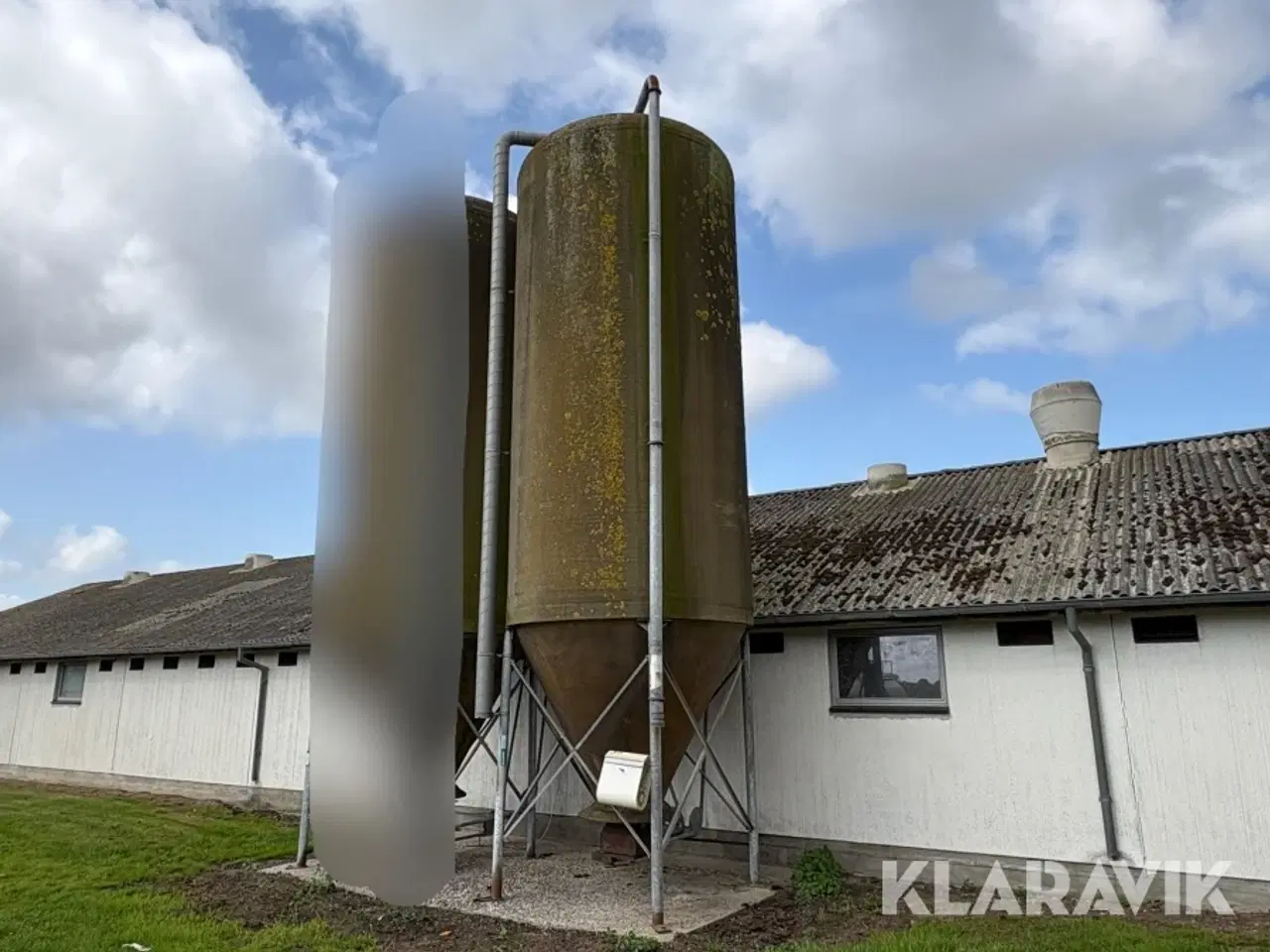 Billede 1 - Silo Tunetanken Glasfiber med motor 1 styk