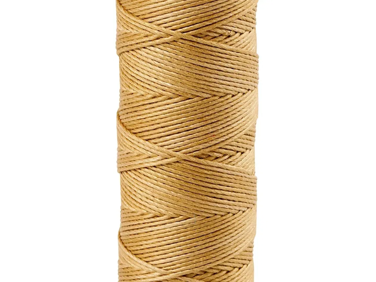 Billede 1 - Bambussnor, tykkelse 1 mm, guld, 65m/ 1 rl.