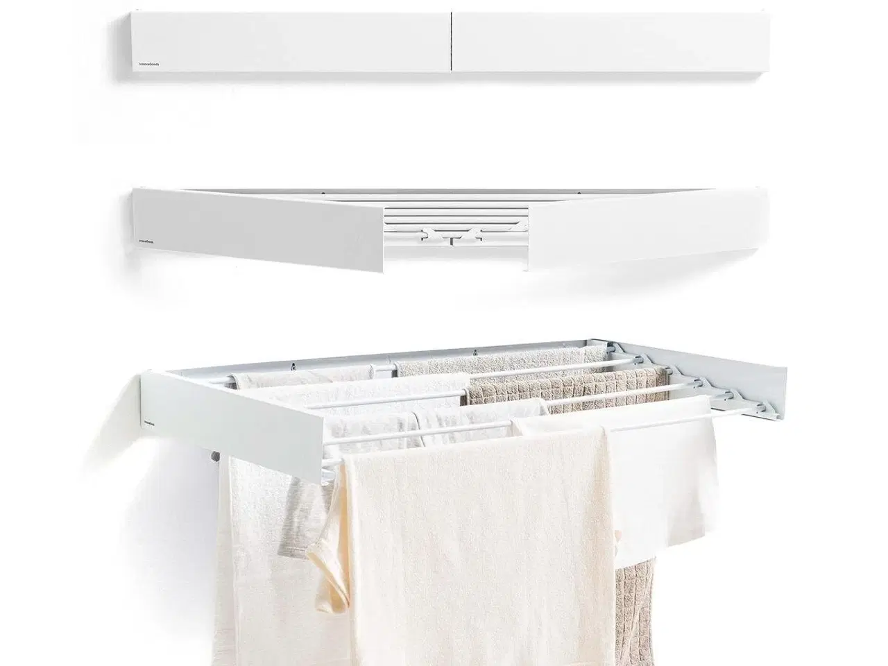 Billede 7 - Tørrestativ til væg - Dryva 100, foldbart og udtrækkeligt