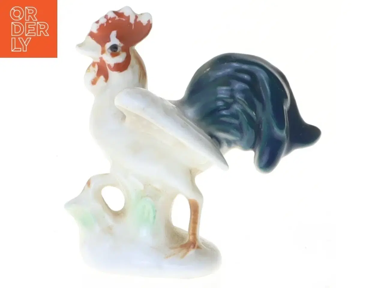 Billede 6 - Porcelænshane figur (str. 6 cm)