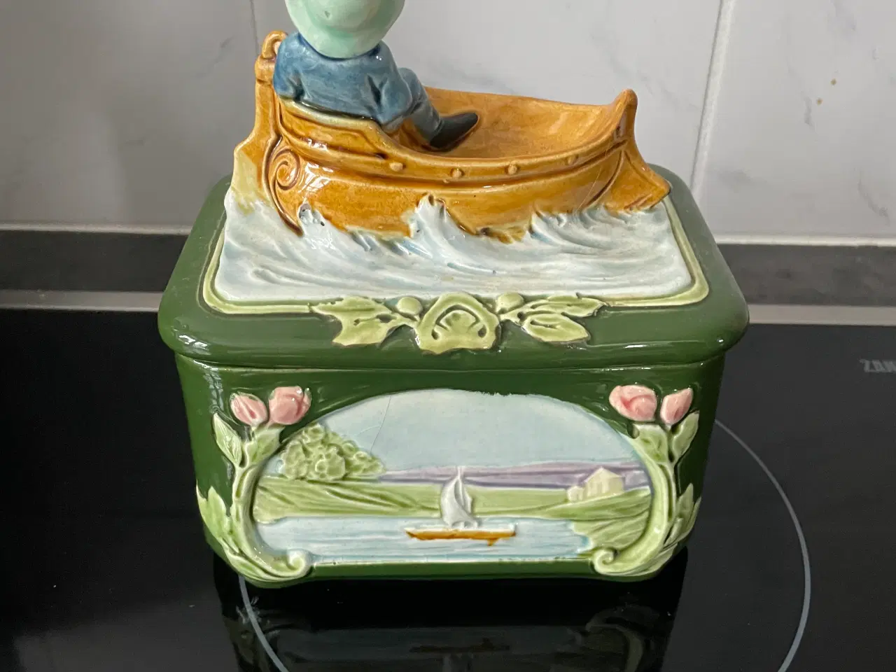 Billede 2 - Gammel krukke med låg 