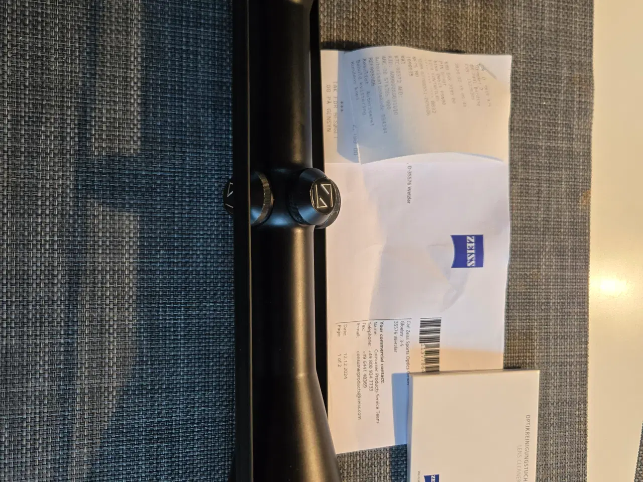 Billede 1 - Zeiss Diavari-ZM 3-12x56 T* med skinde og lys. 