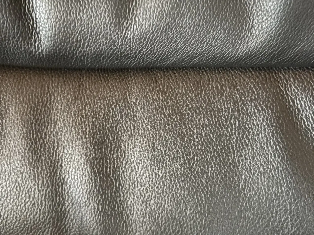 Billede 3 - Læder lænestol med fodskammel 