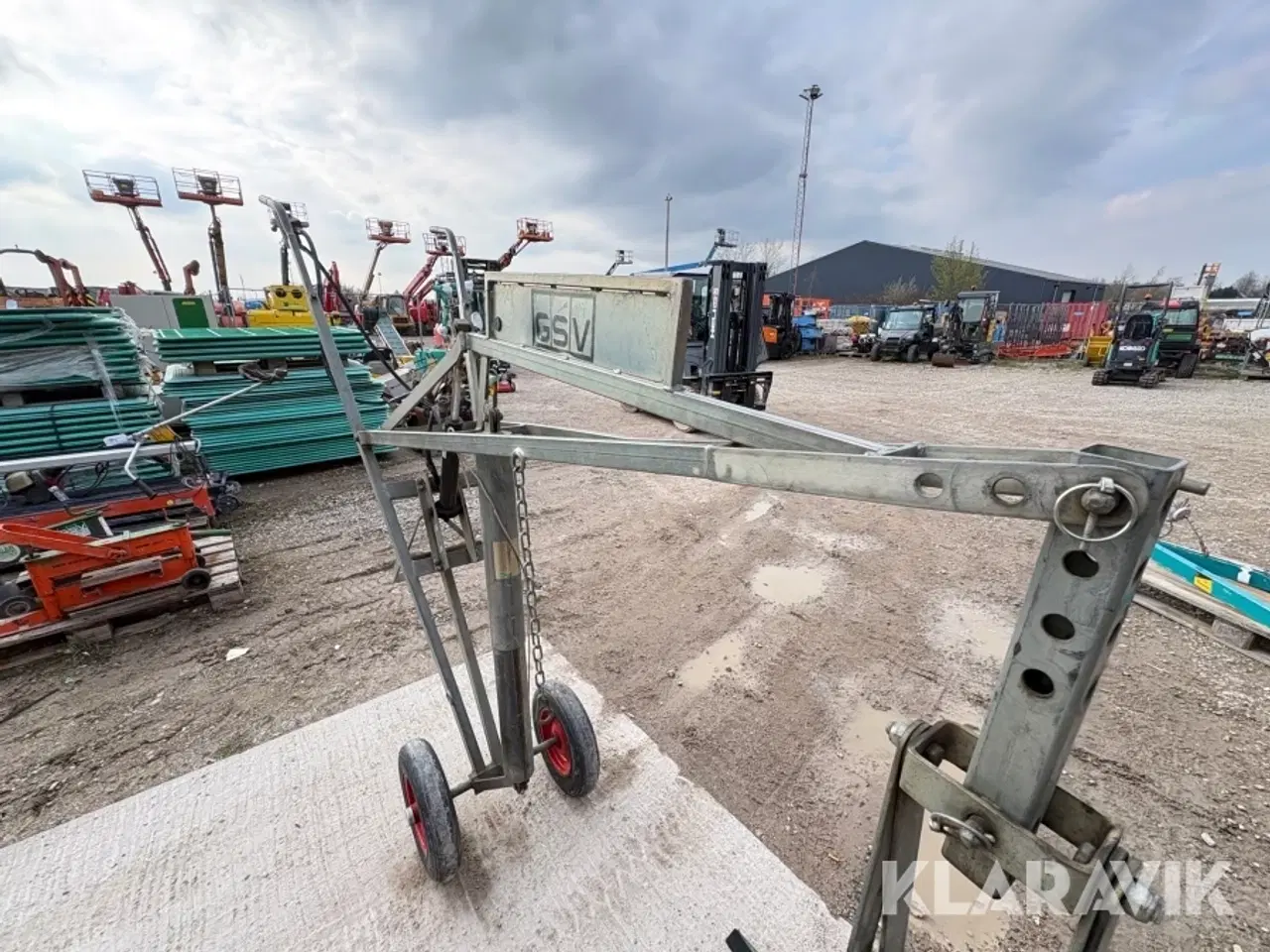 Billede 12 - Fliseløfter / vogn