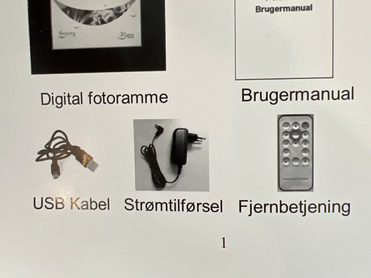 Billede 3 - Digital fotoramme 8'' LCD skærm