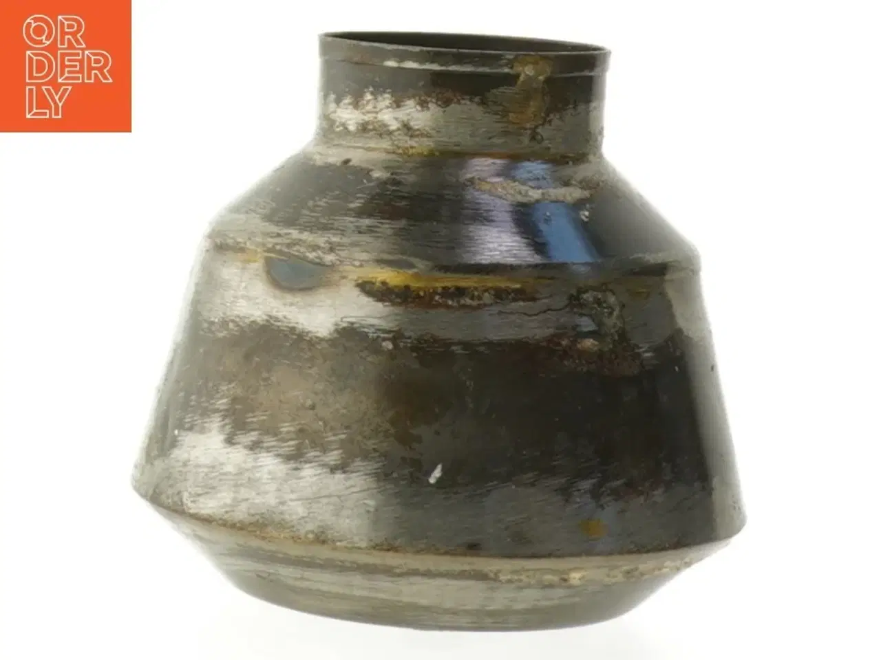 Billede 3 - Rustik metalvase (str. 10x11 cm)