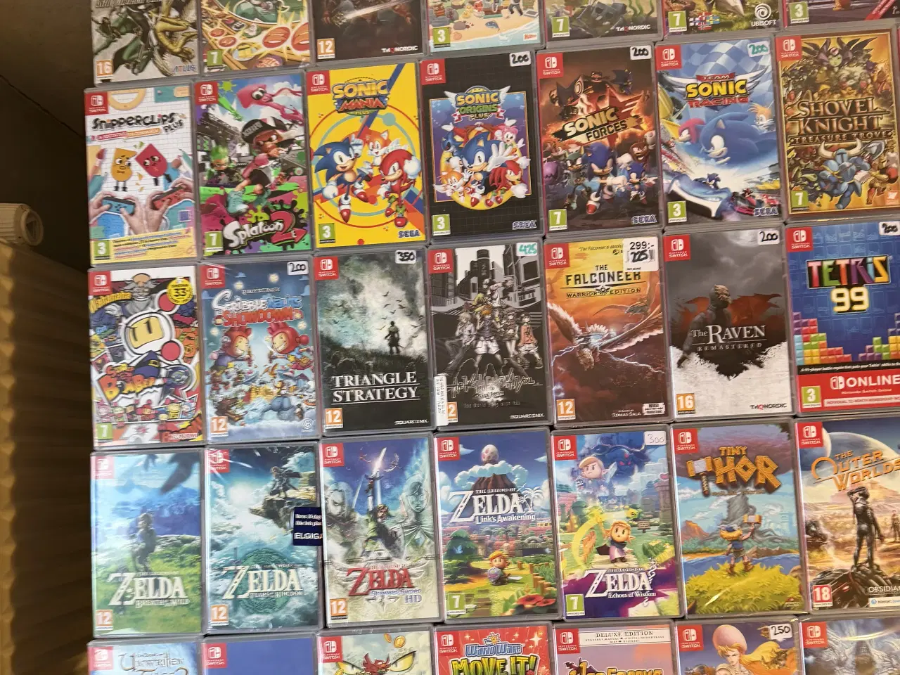 Billede 8 - Seperate Priser! 200 stk Nintendo Switch Spil