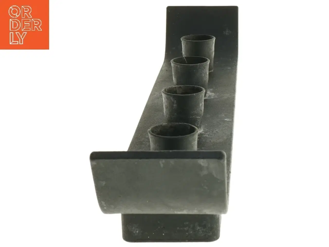 Billede 2 - Advents lysestage i støbejern (str. 41x6 cm)