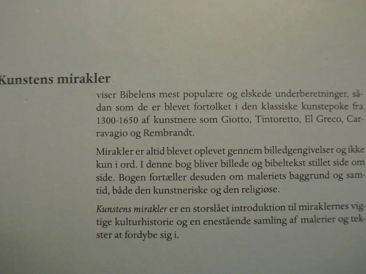 Billede 4 - kunstens mirakler - den klassiske kunsts skildring