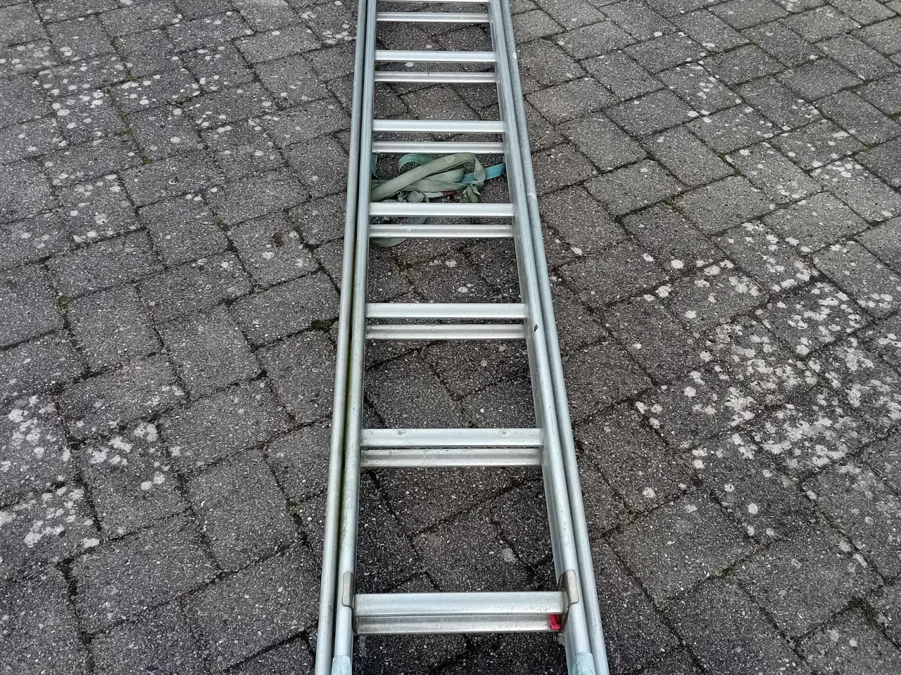 Billede 1 - Skyde stige 6 m alu