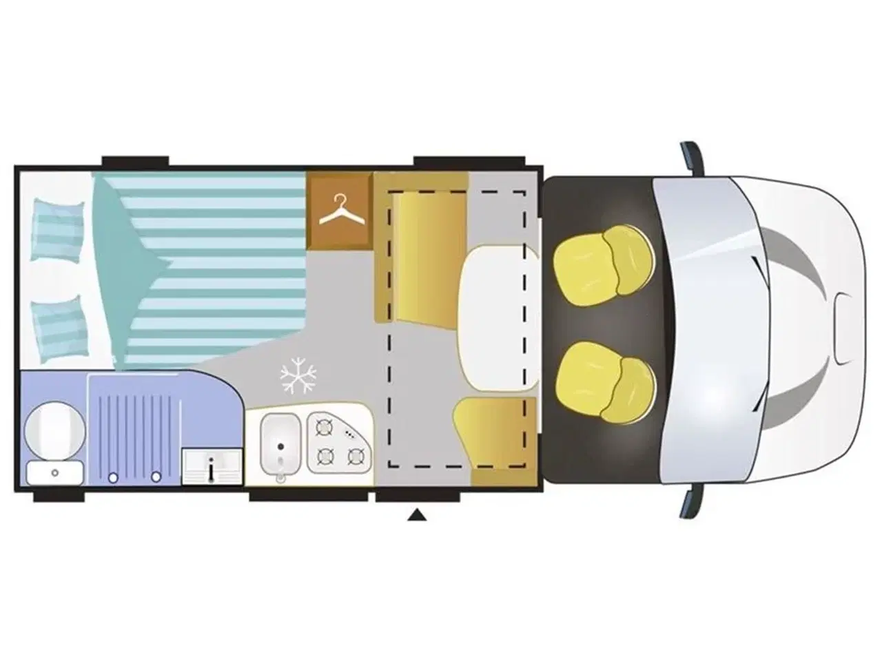 Billede 20 - 2016 - Chausson Flash 515   Anvisningsbil! Ultra kort og handy, 155 HK, 2,3 L motor, Truma monocontrol, Elcykelstativ, Nyt oliefyr