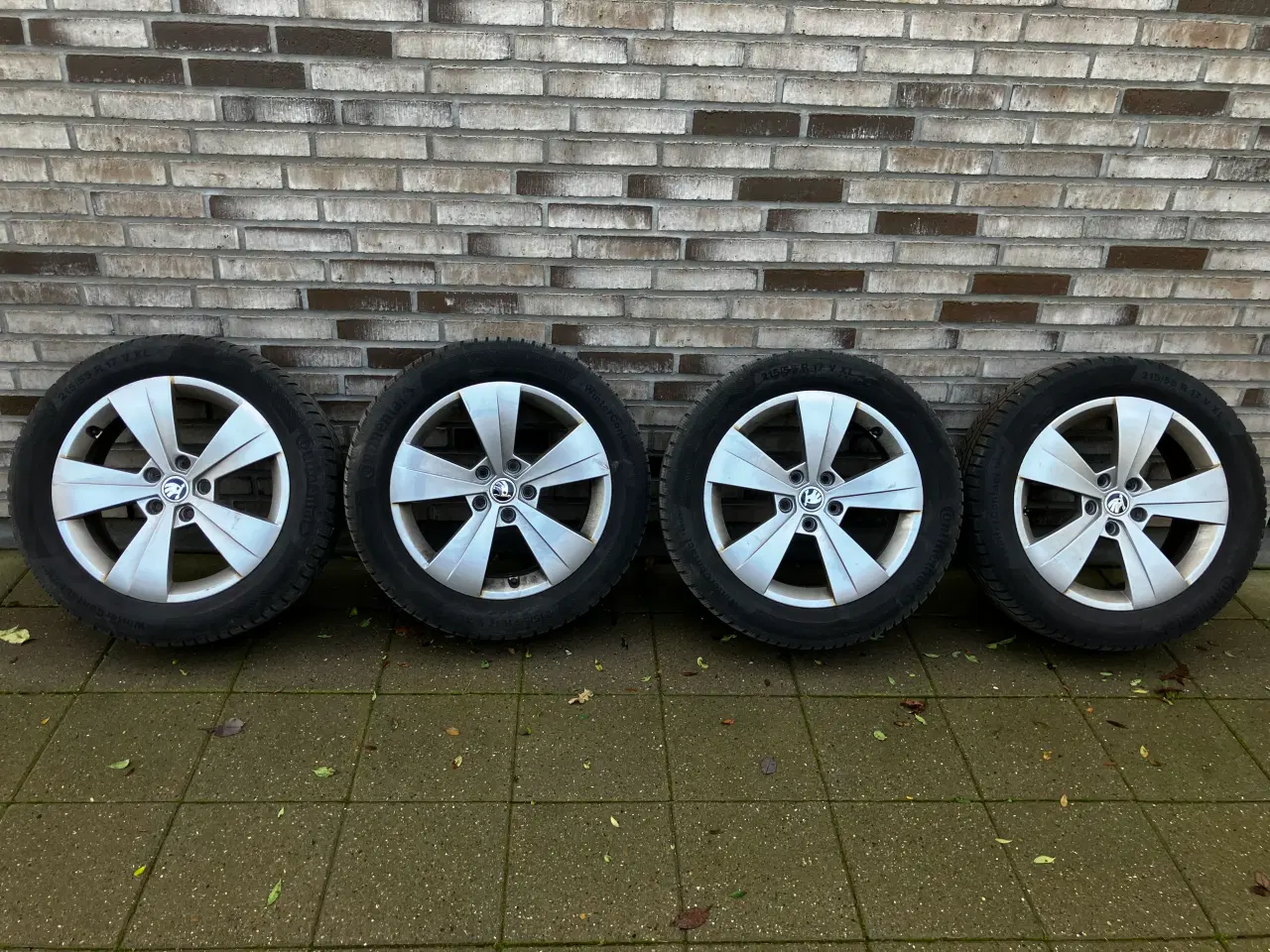 Billede 7 - Orginale Skoda Alufælge 5 x 112 m Continental vint