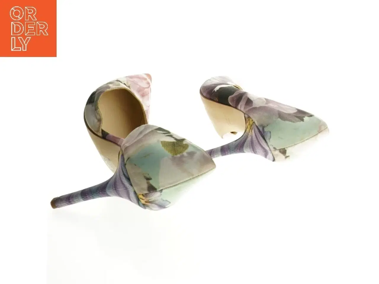 Billede 2 - Blomsterprint stiletter (str. 11 m)