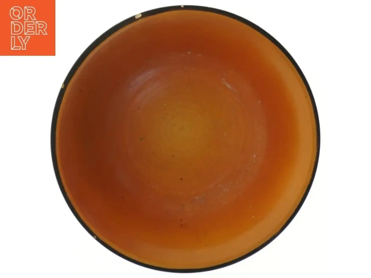 Billede 2 - AXEL SØRENSEN. Skønvirke opsats / frugtskål på fod, glaseret terrakotta, P. Ipsens Enke, model 182, Danmark, formgivet 1926. (str.