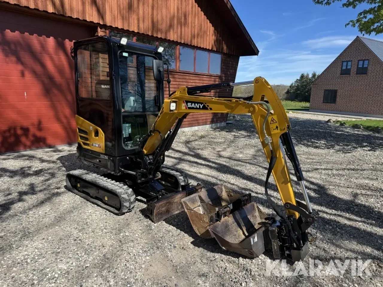 Billede 3 - Gravemaskine Sany SY18C med rototilt og skovlpakke