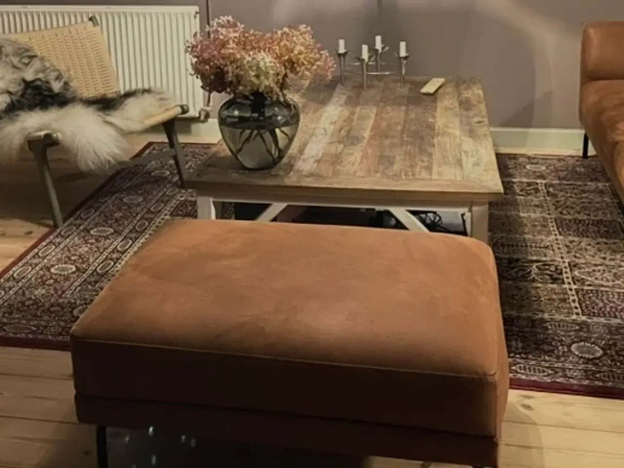 Billede 1 - Sofabord i genbrugstræ