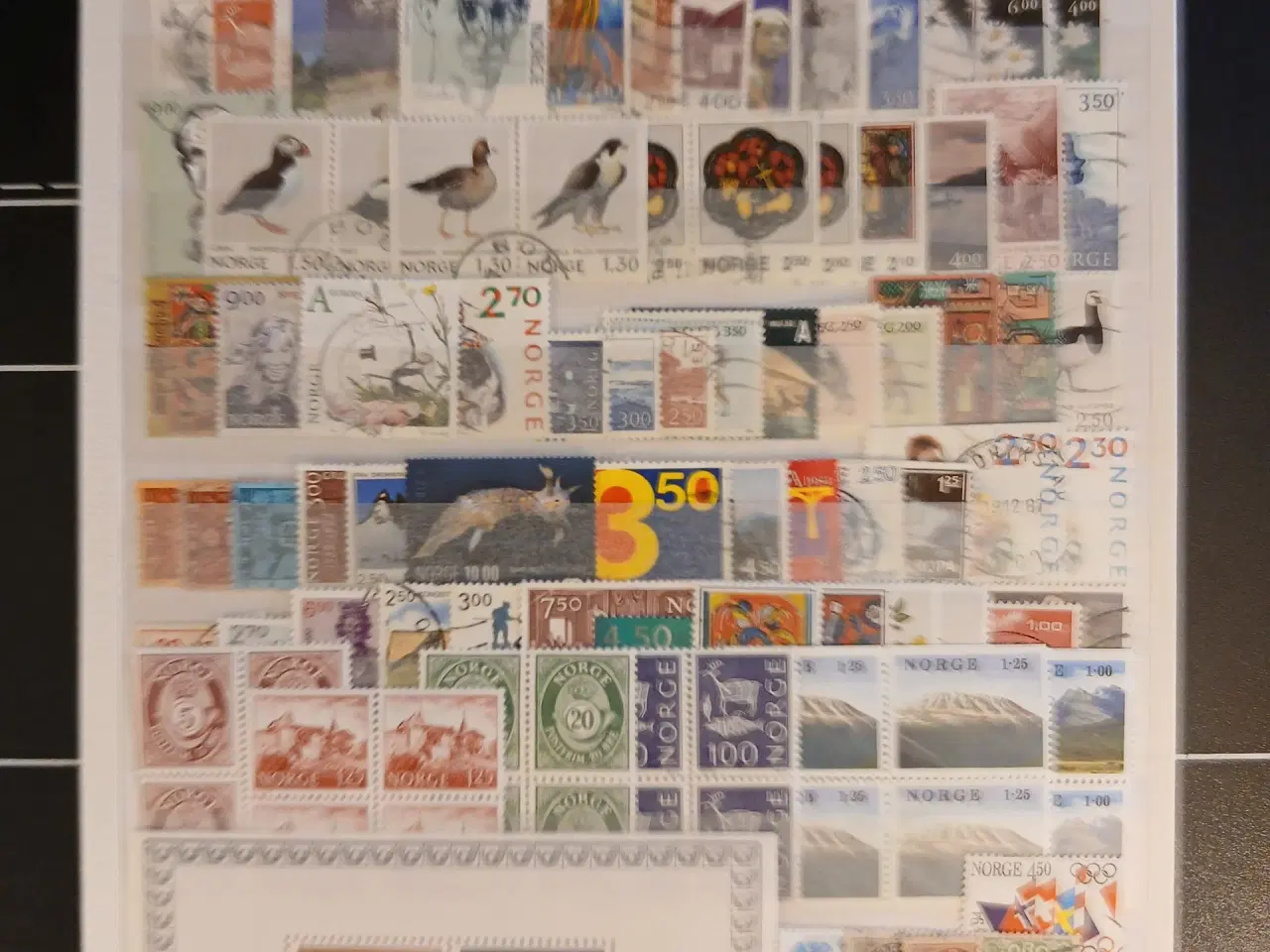 Billede 1 - Norge (145) 6 plancher med 7 sider med interessant