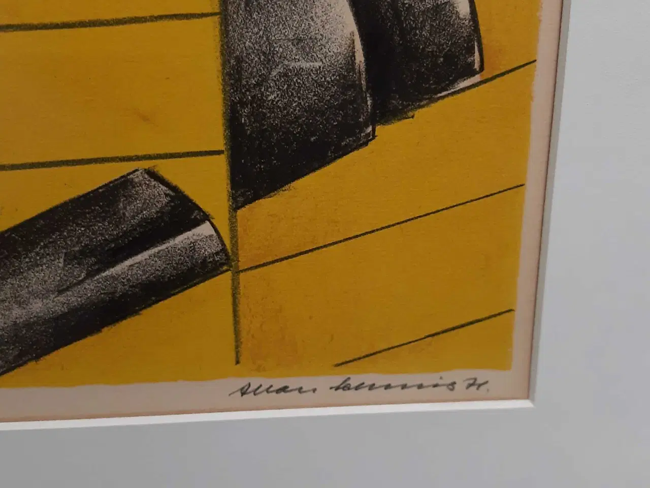 Billede 2 - Litografi af Allan Schmidt
