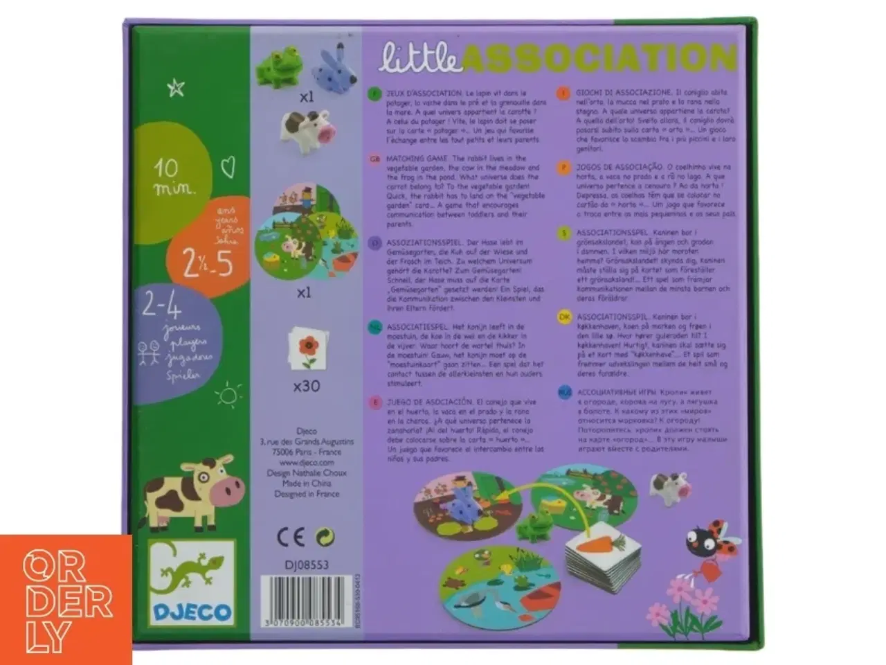 Billede 4 - Little Association brætspil fra Djeco (str. 21x21 cm)
