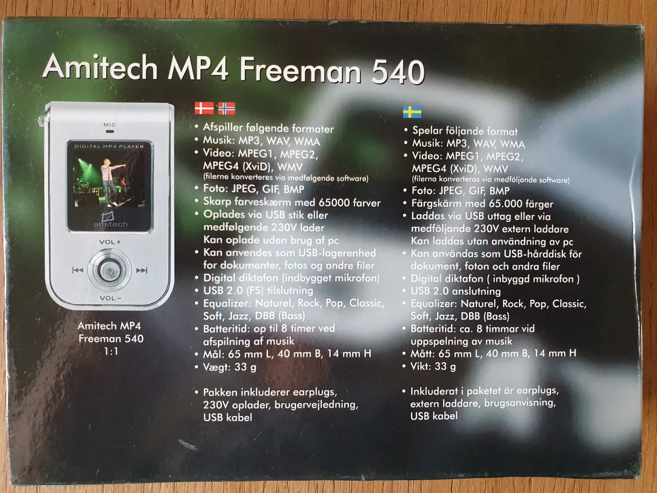 Billede 9 - Amitech MP4 Freeman 540 afspiller 