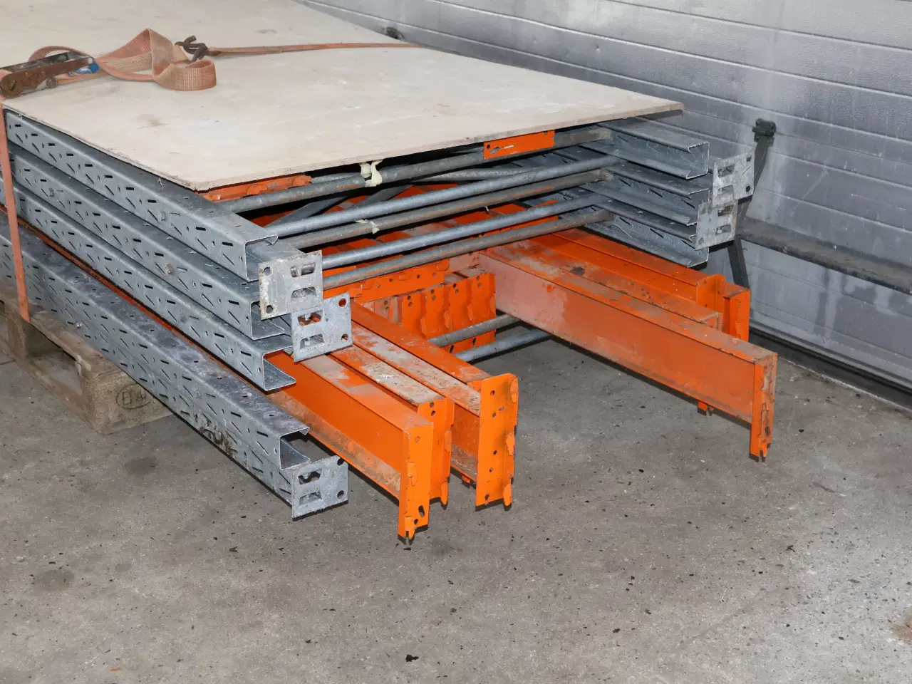 Billede 2 - Pallereol m/7 stk gavle