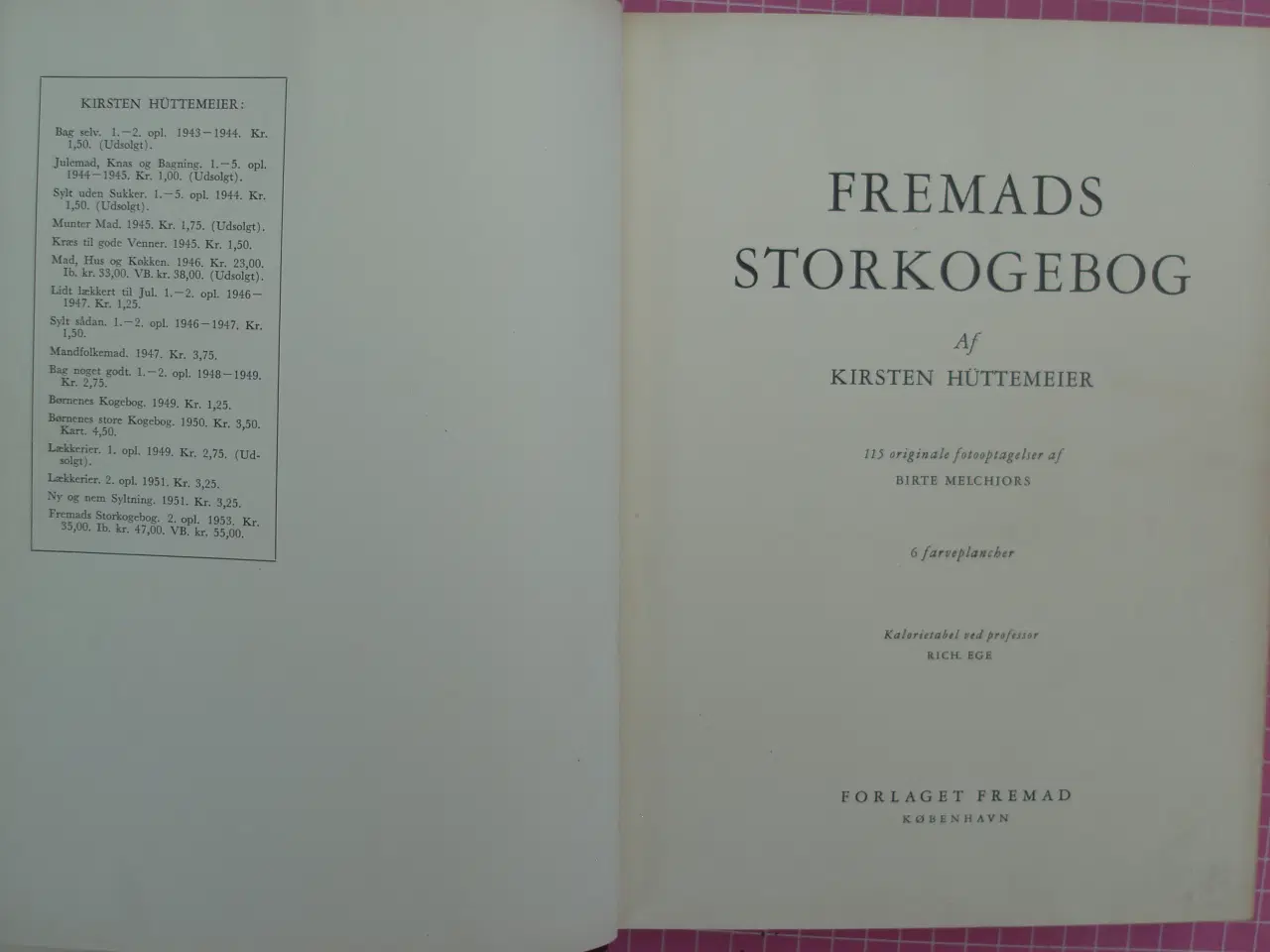 Billede 2 - Fremads Storkogebog af Kirsten Hüttemeier