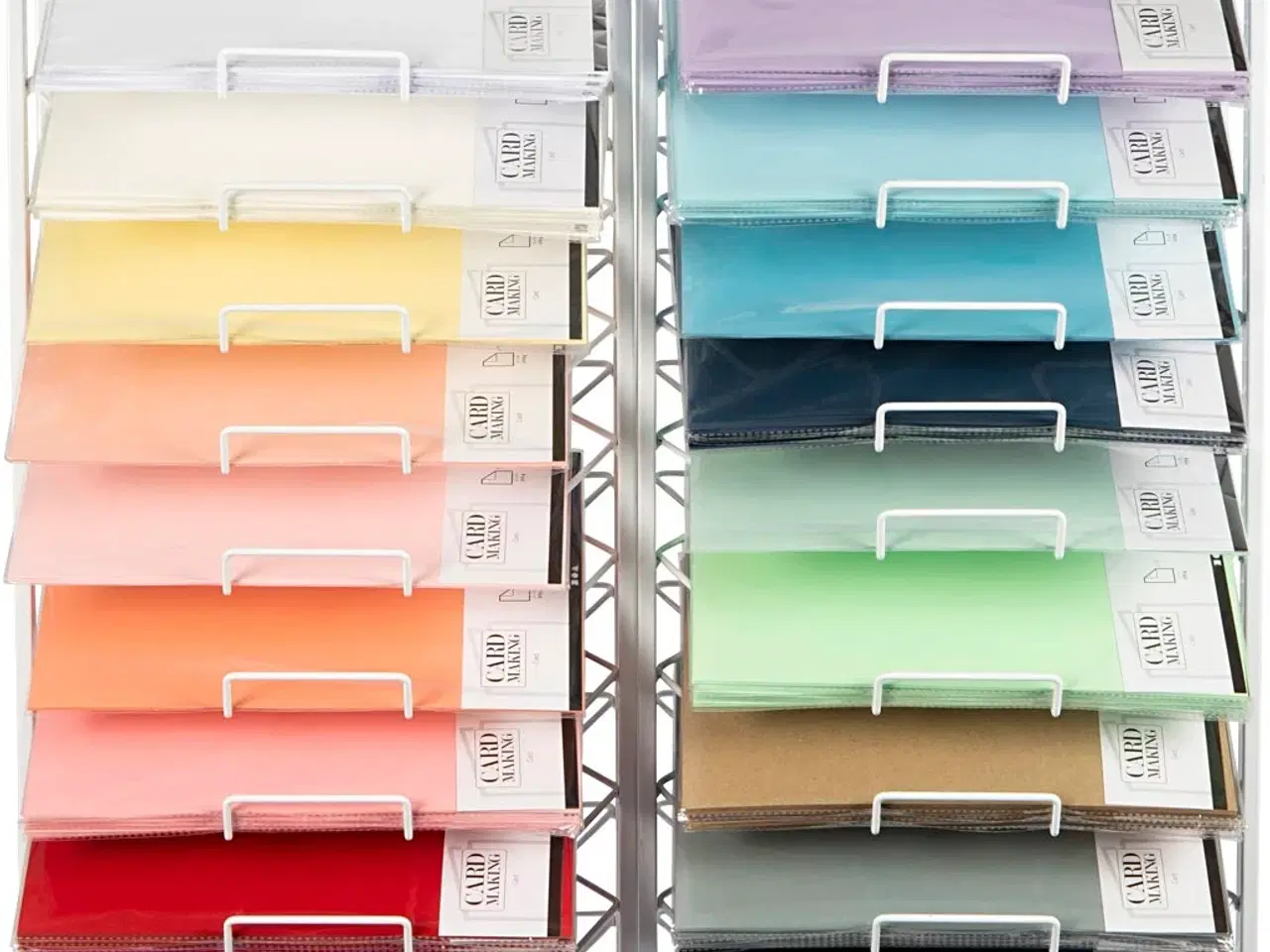 Billede 1 - A4 Karton Assorterede Farver 210+220 g - 180 Ark