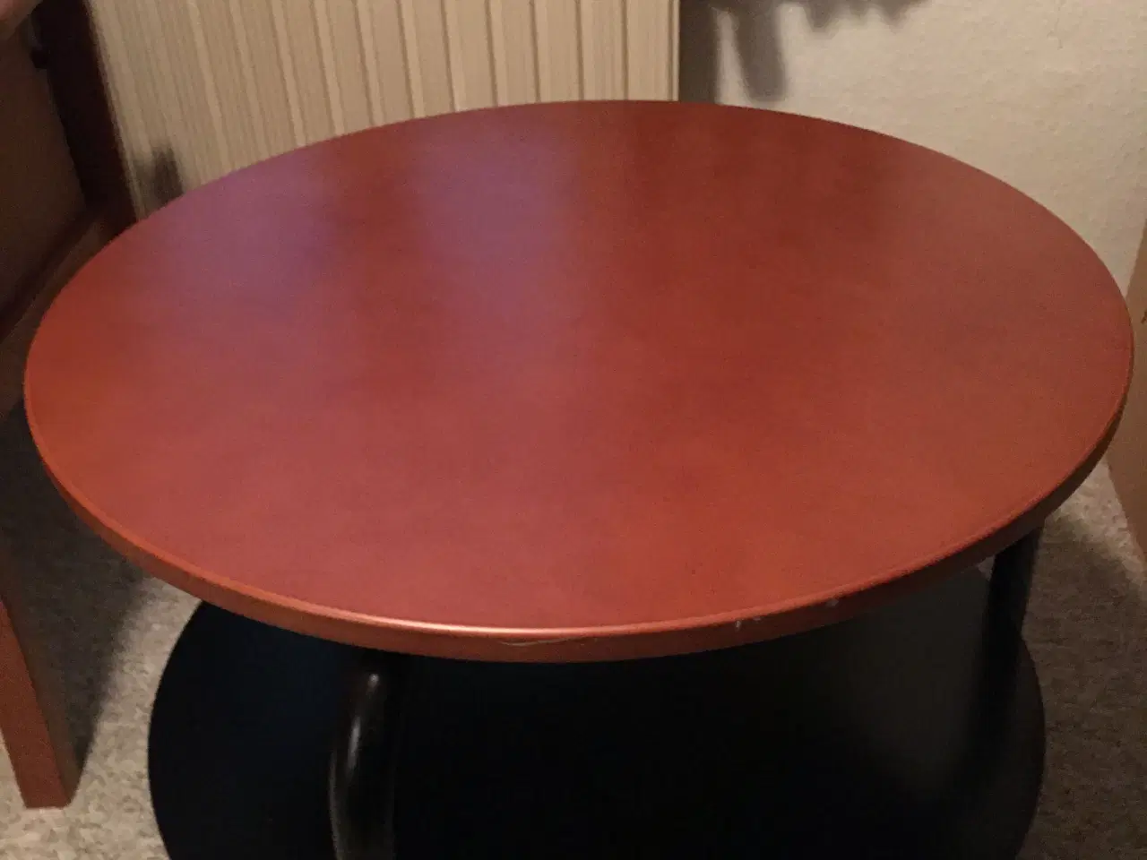Billede 3 - Rundt bord i kirsebær/sort