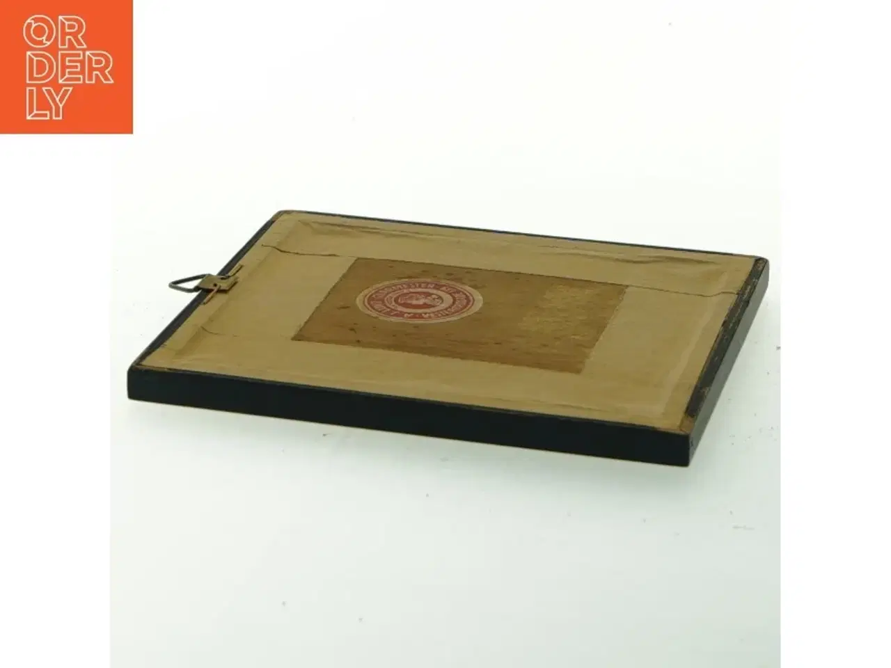 Billede 2 - Kobber Væg Relief med blomstermotiv (str. 13,5x12,5 cm)