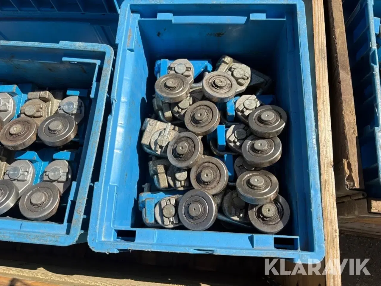 Billede 5 - Skinnerulle 110styk Pandrol