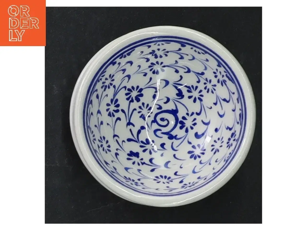 Billede 4 - Blå og hvid porcelænsskål (str. 8 cm)