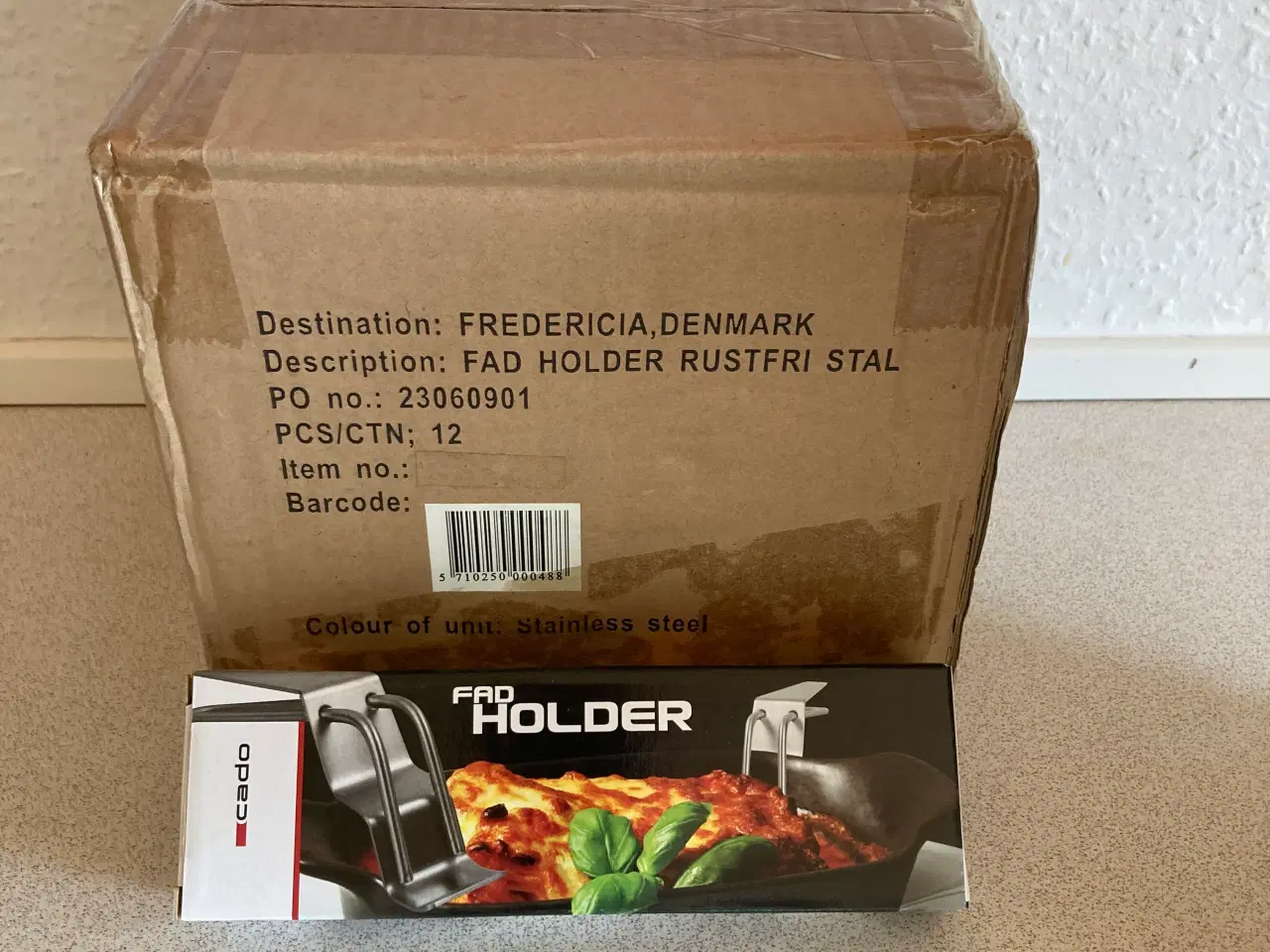 Billede 1 - 1 kasse m/12 stk fadholder fra Cado