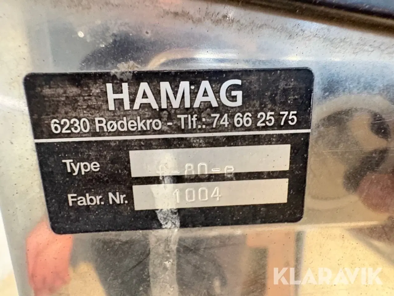 Billede 10 - Dieselstander Hamag f-80-e