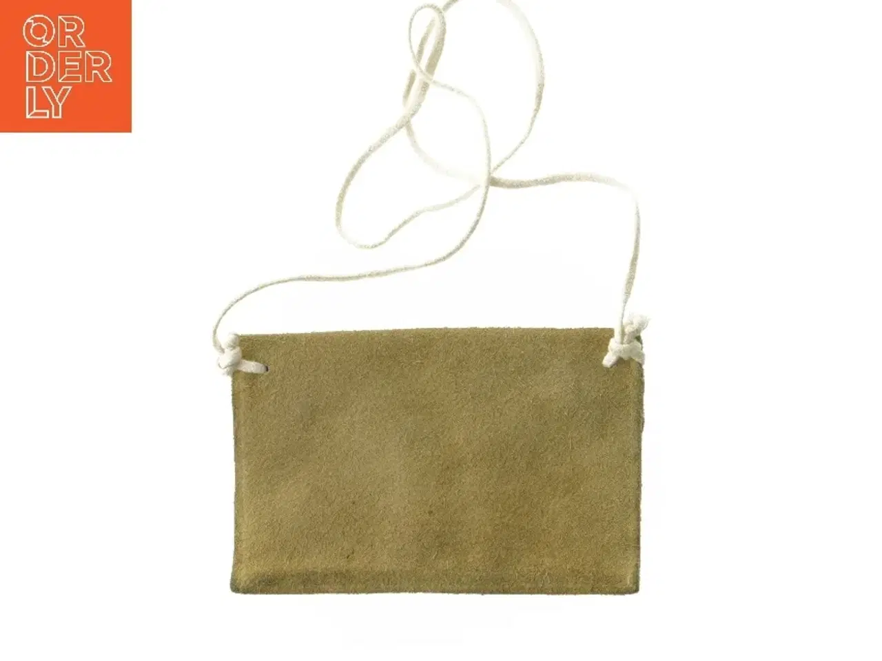 Billede 6 - lille stofpung med snor (str. 18x12 cm)