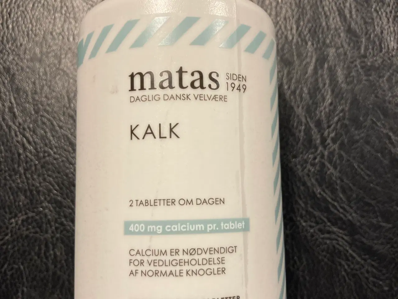 Billede 1 - Kalkpiller - uåbnet glas med 180 stk.