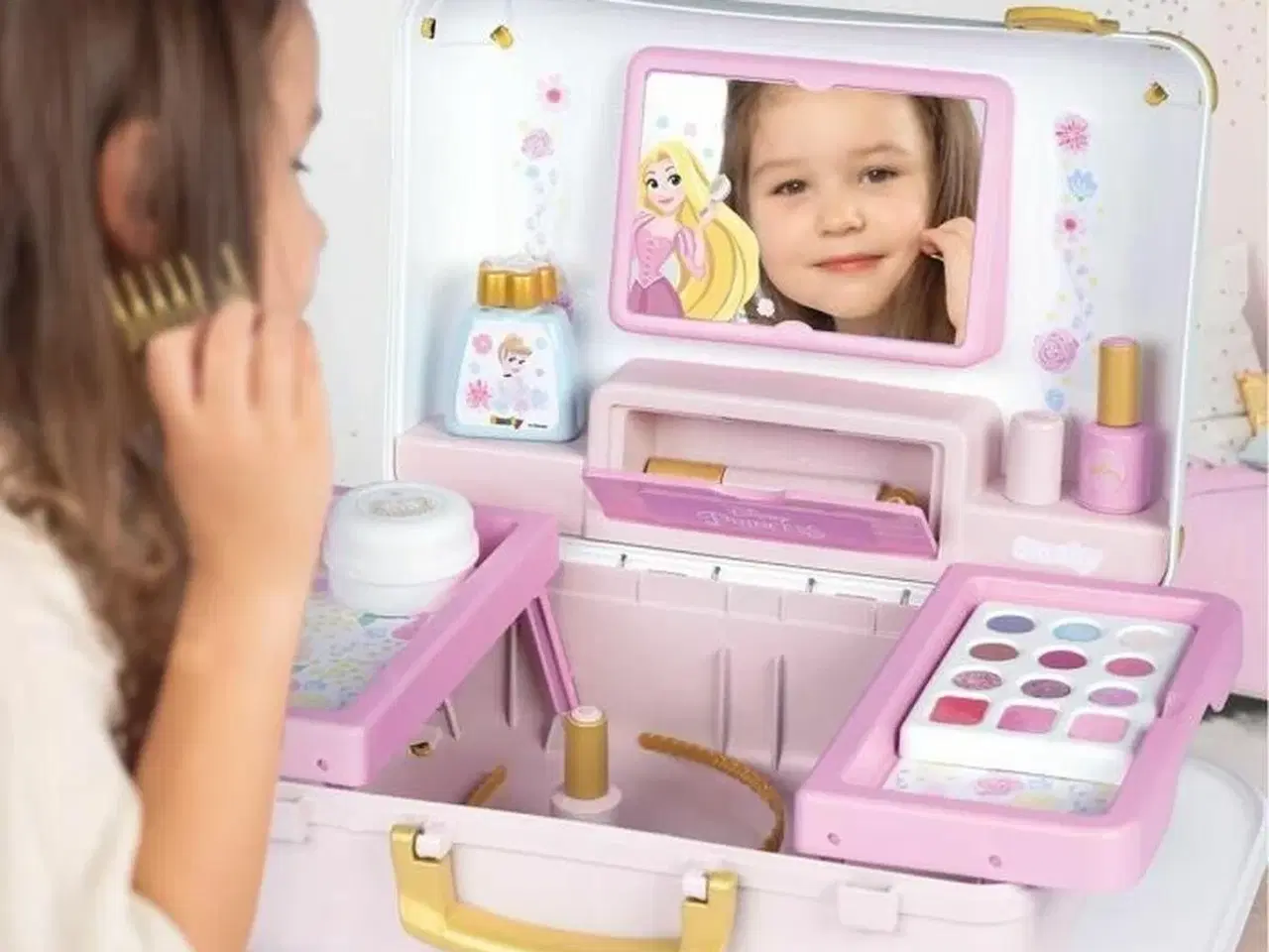 Billede 2 - Makeup sæt til børn - Smoby Disney Princess Beauty Vanity