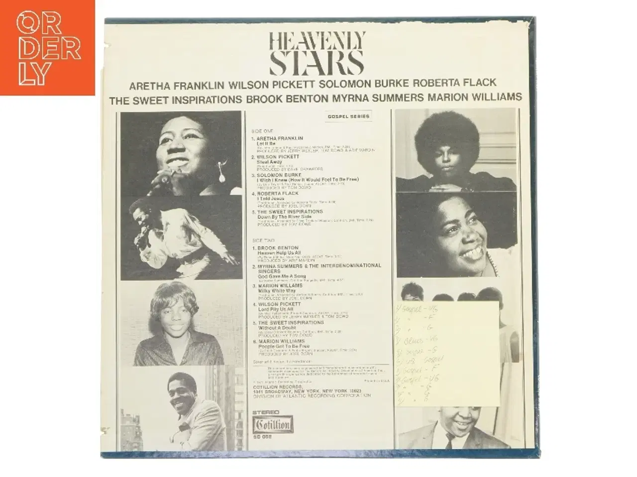Billede 3 - Heavenly Stars LP af forskellige kunstnere fra Cotillion