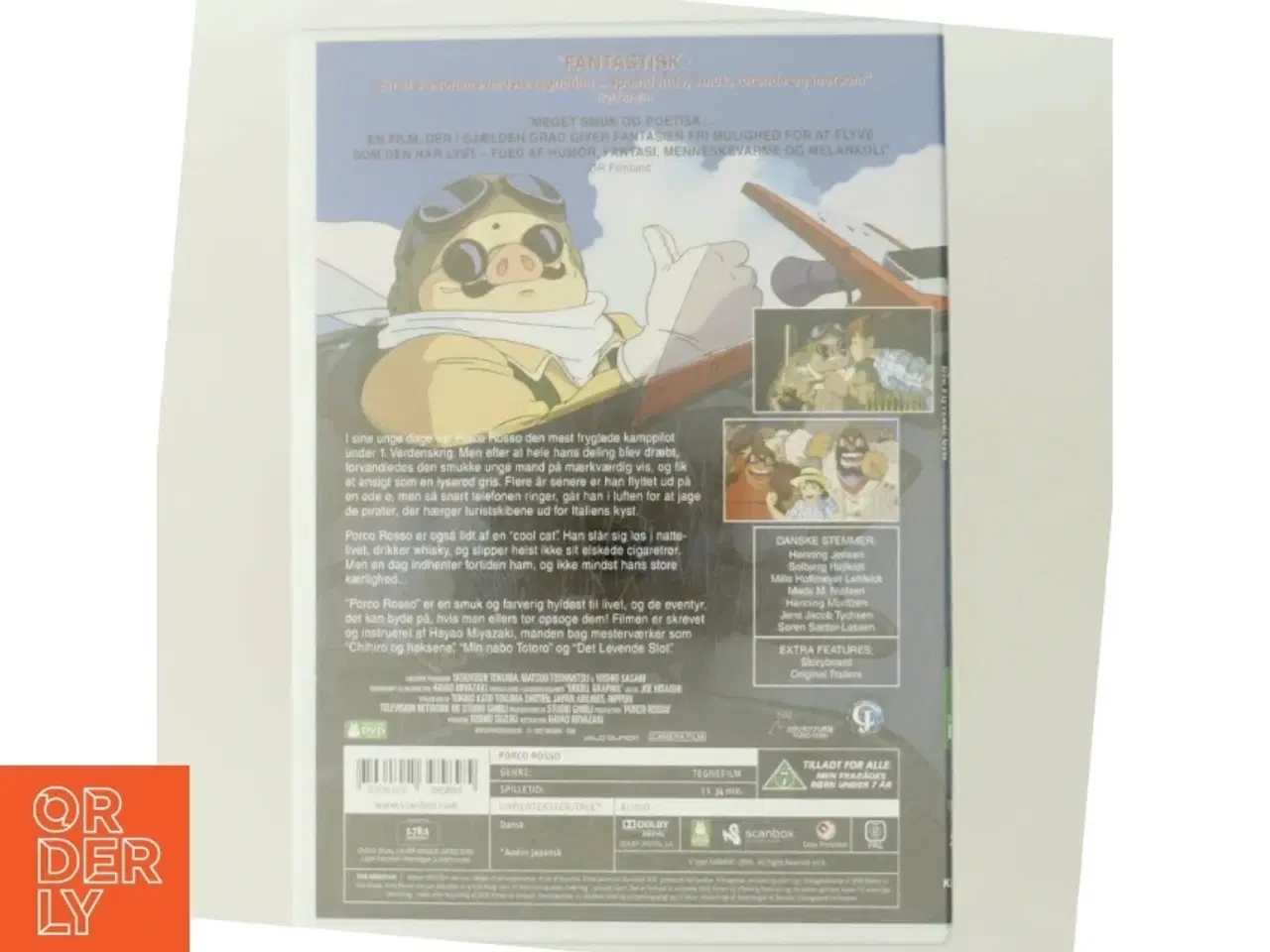 Billede 3 - Den Flyvende Gris Porco Rosso - Miyazaki [dvd] med Henning Jensen (DVD)