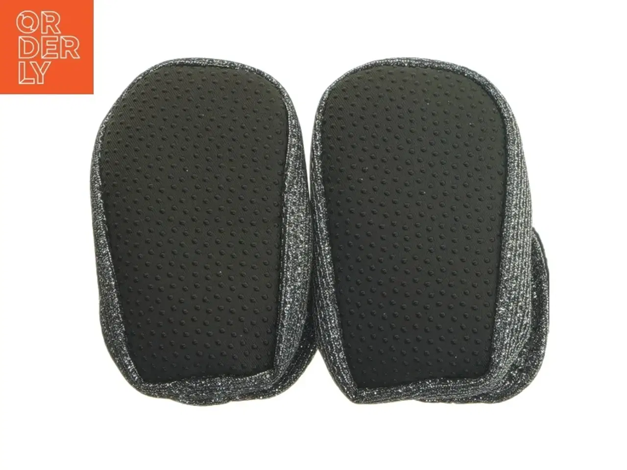 Billede 2 - Babysko i glitterstof (str. 13 cm)