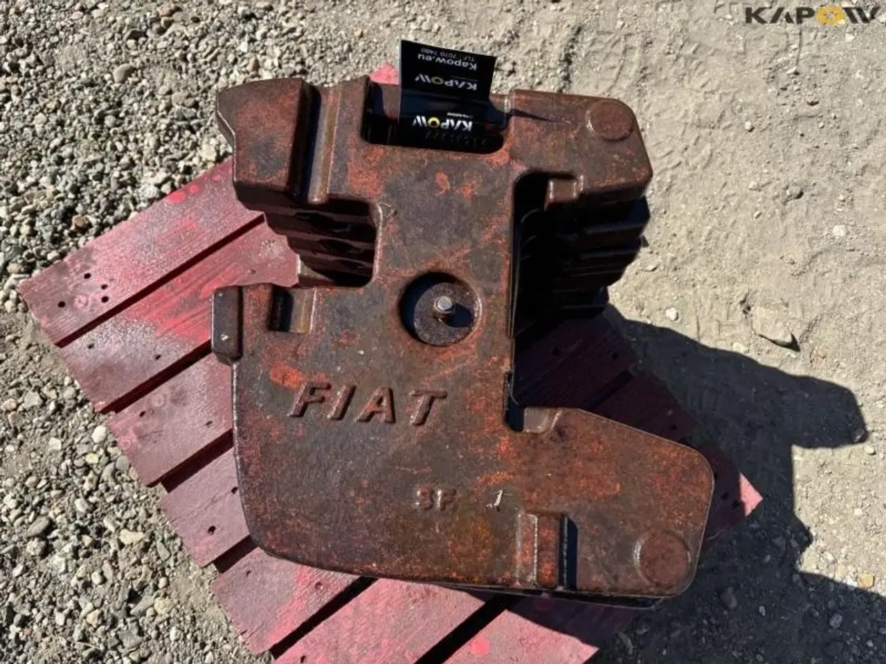 Billede 9 - Fiat Fiat vægtklodser - 6 stk