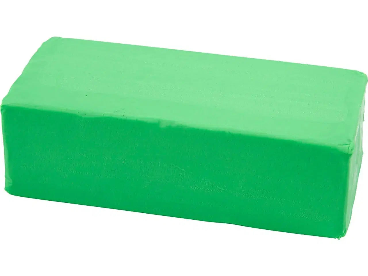Billede 1 - Modellervoks, str. 13x6x4 cm, neon grøn, 500 g/ 1 pk.