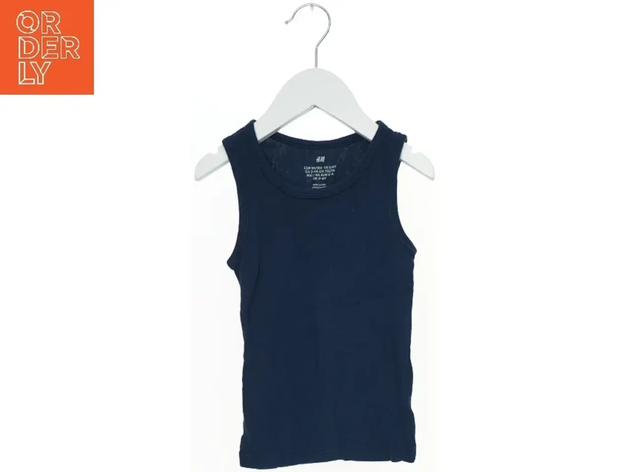 Billede 1 - Mørkeblå tanktop til børn fra H&M (str. 104)