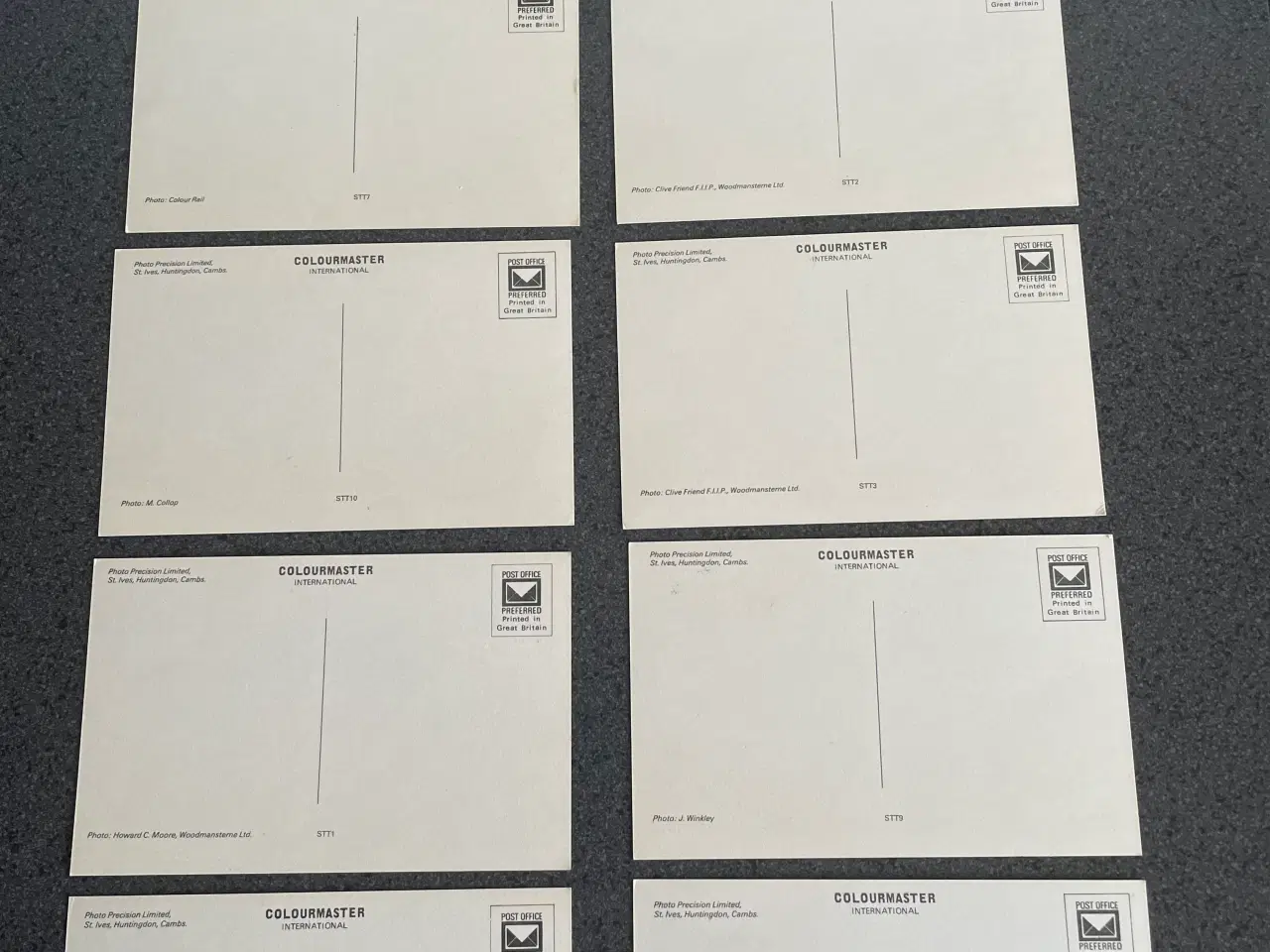 Billede 2 - NEDSAT 10 Vintage postkort, damplokomotiver